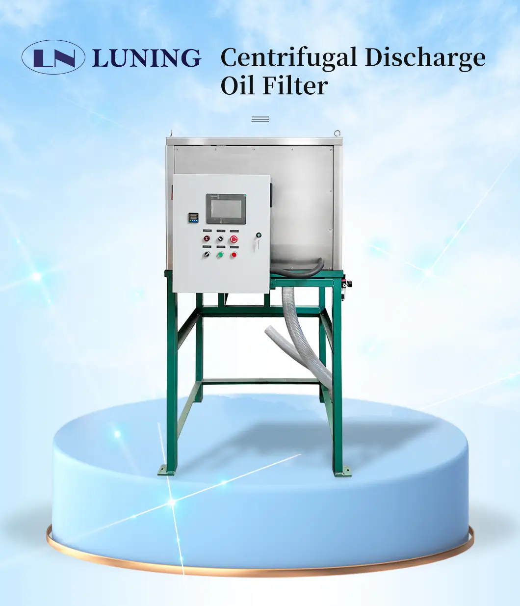 Centrifugal oil filter