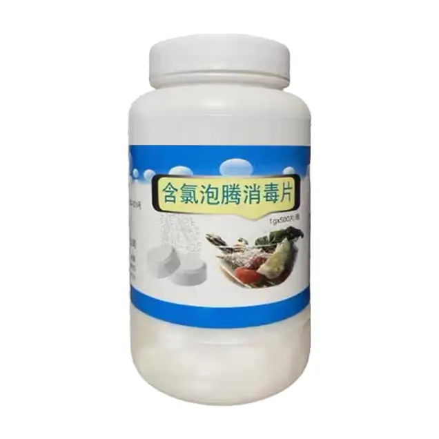 Chlorine effervescent tablets