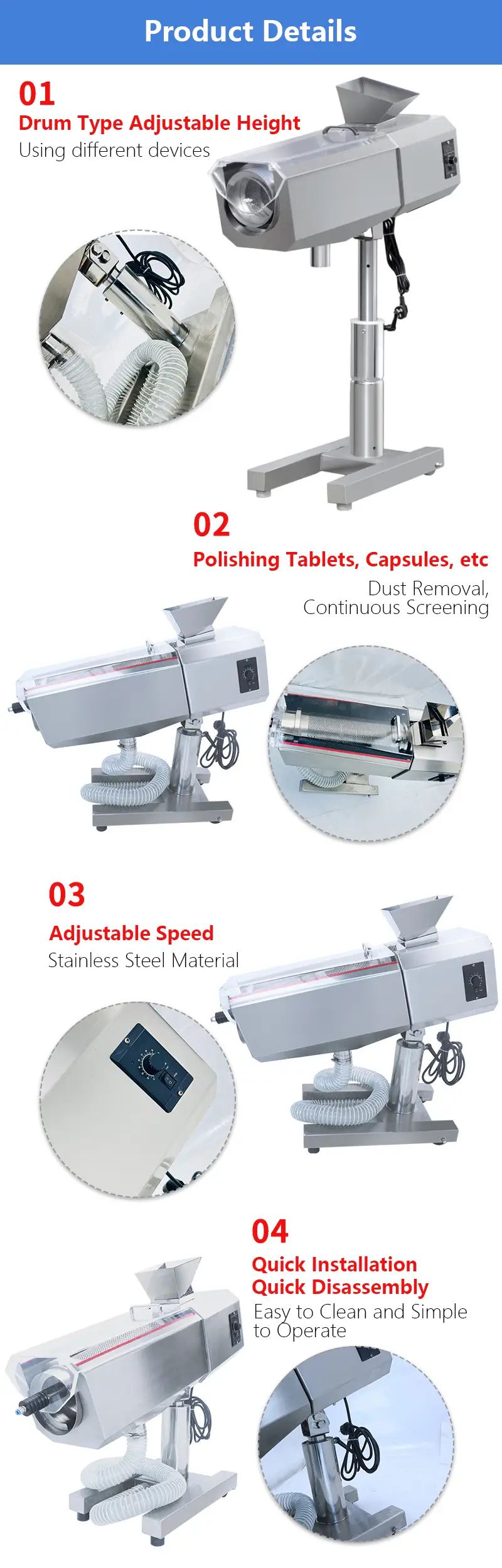 Tablet Deduster