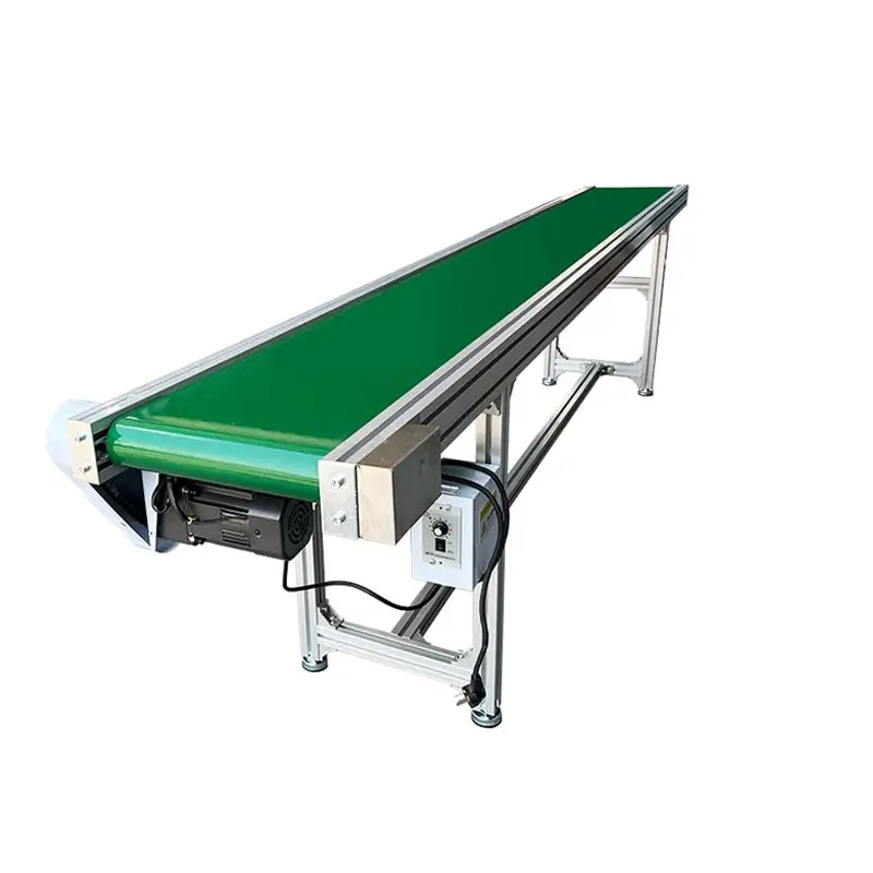 Assembly line belt conveyor